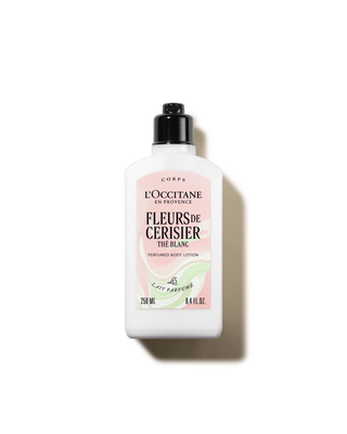 Lo&ccedil;&atilde;o Corporal Perfumada Fleurs de Cerisier Th&eacute; Blanc 250mL (Flor de Cerejeira)